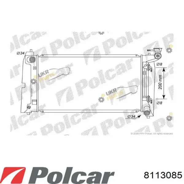 Радіатор 8113085 Polcar
