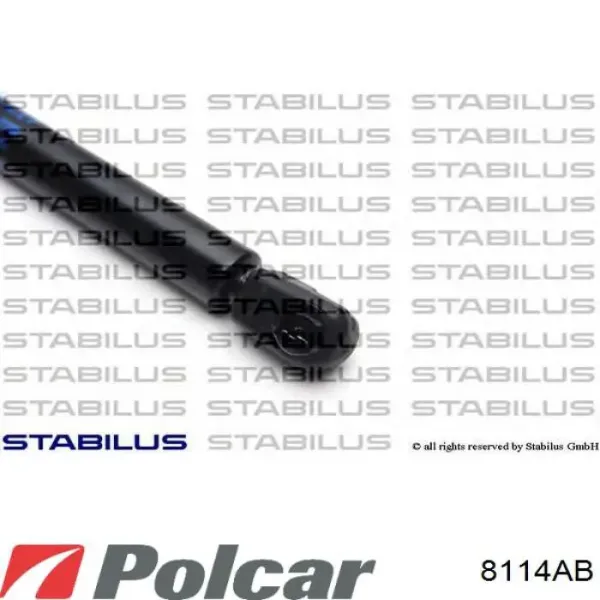 Амортизатор багажника 8114AB Polcar