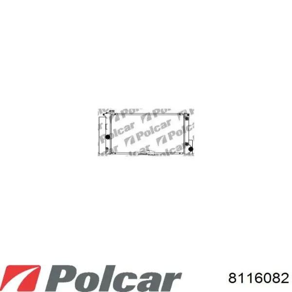 Радіатор 8116082 Polcar