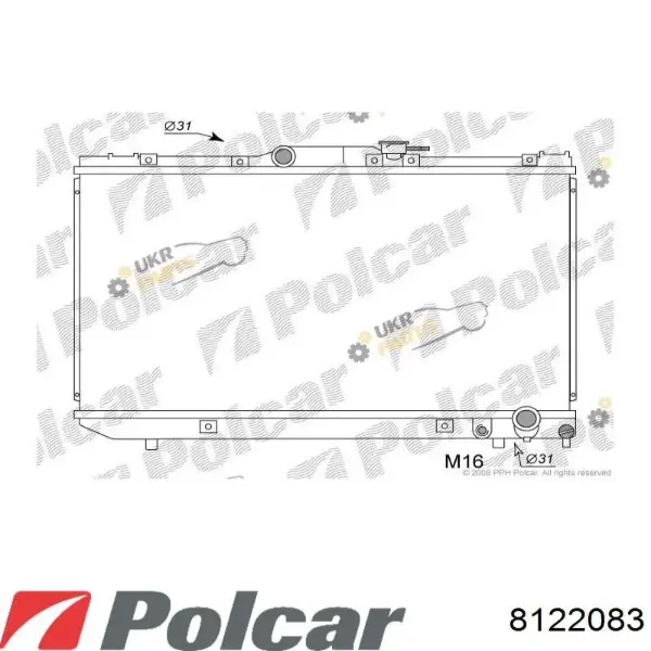 Радіатор 8122083 Polcar