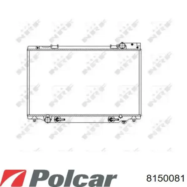 Радіатор 8150081 Polcar