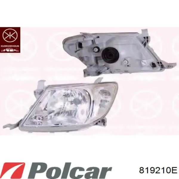 Фара права 819210E Polcar