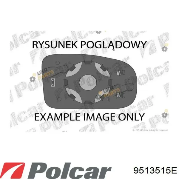 Ліве бокове дзеркало 9513515E Polcar