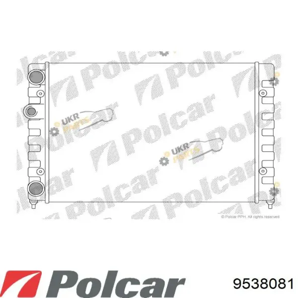 Радіатор 9538081 Polcar