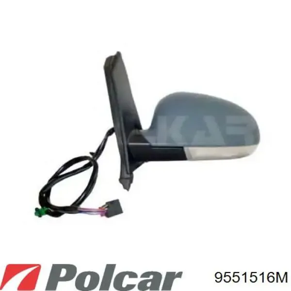 Ліве бокове дзеркало 9551516M Polcar