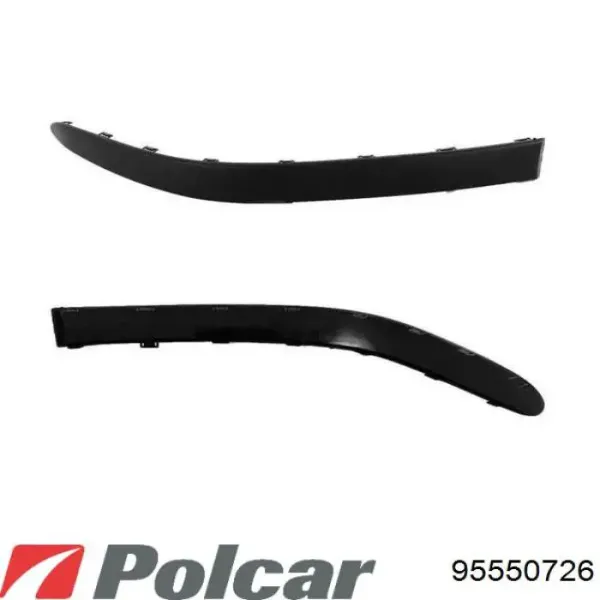 Молдинг переднього бампера, правий 95550726 Polcar