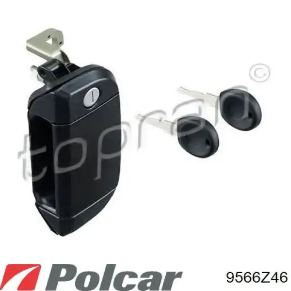 Ручка передньої двері зовнішня права 9566Z46 Polcar