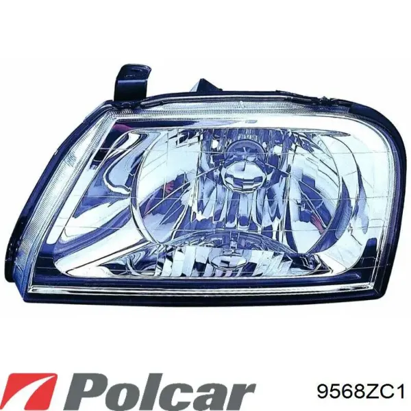 Замок передньої лівої двері 9568ZC1 Polcar