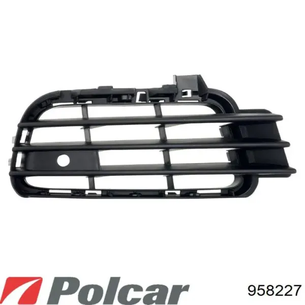 Решітка переднього бампера, центральна 958227 Polcar