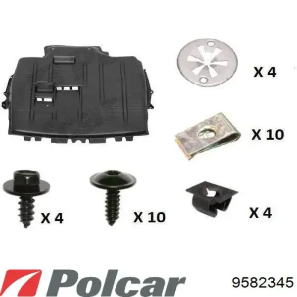 Захист моторного відсіку Polcar 9582345 ціна, від