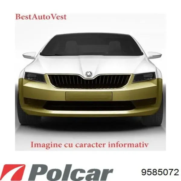 Передній бампер 9585072 Polcar