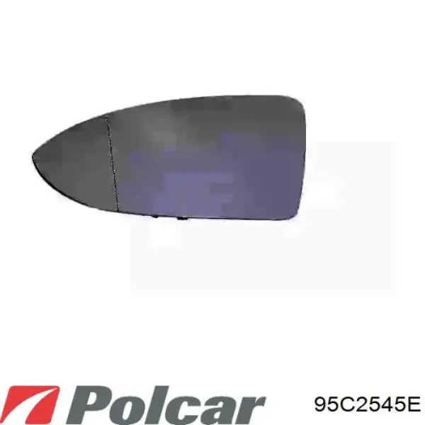 Дзеркальний елемент дзеркала заднього виду, лівого 95C2545E Polcar