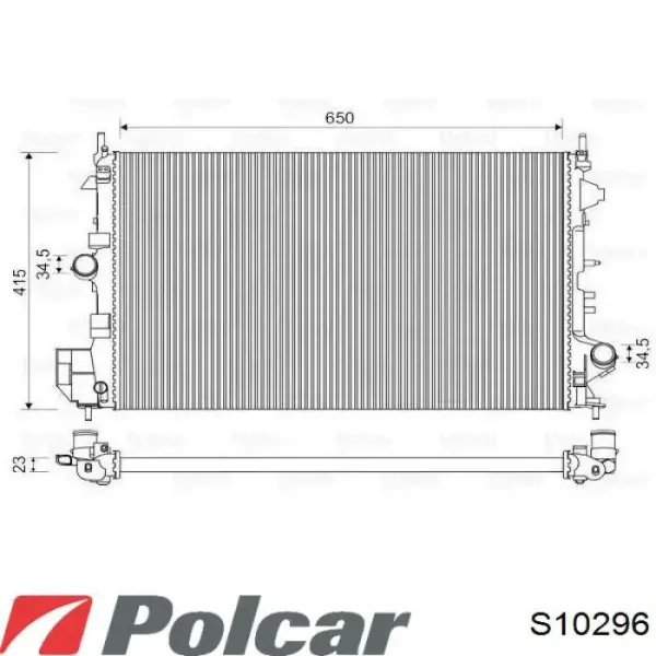 Купити S10296 Polcar Насос охолоджуючої рідини