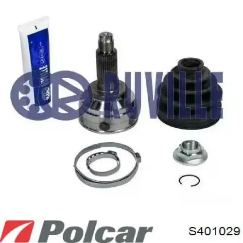 ШРУС зовнішній передній S401029 Polcar