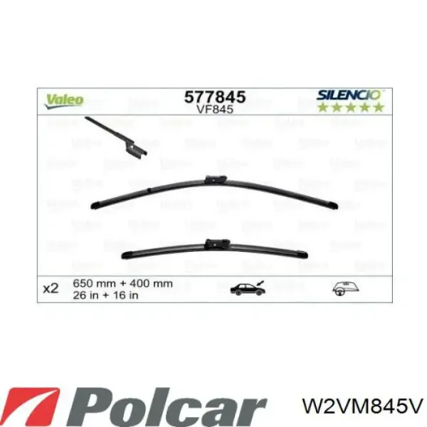 Щітка-двірник лобового скла, водійська W2VM845V Polcar