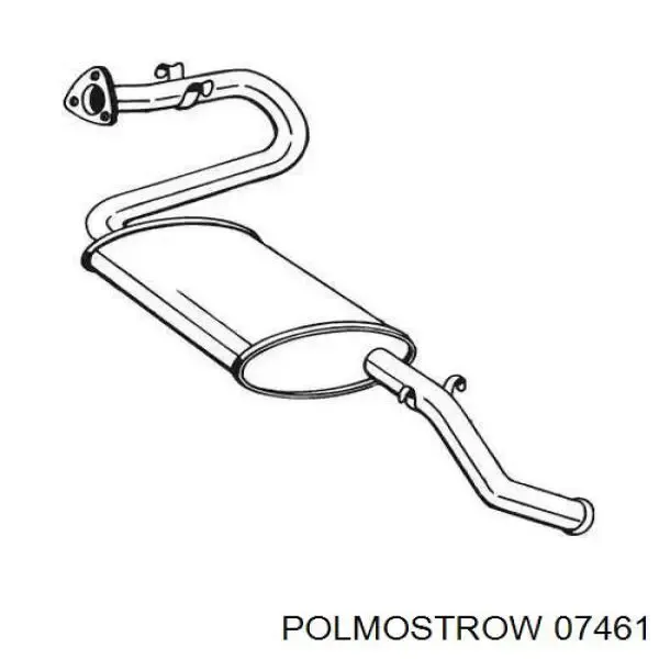 Глушник, задня частина 7461 Polmostrow