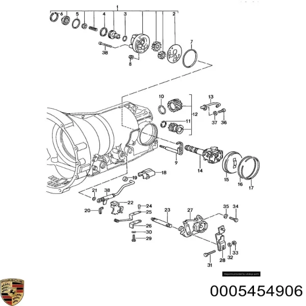 Датчик заднього ходу 0005454906 Porsche