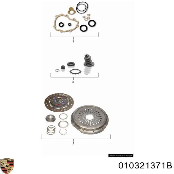 Прокладка піддону АКПП 010321371B Porsche