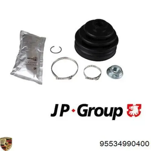 95534990400 Porsche Пильник ШРУСа зовнішній, передній піввісі