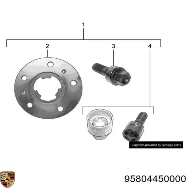  95804450000 Porsche