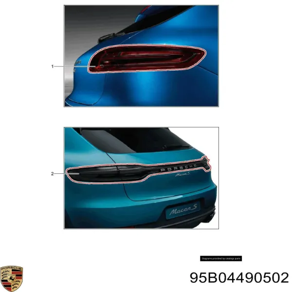  95B04490502 Porsche