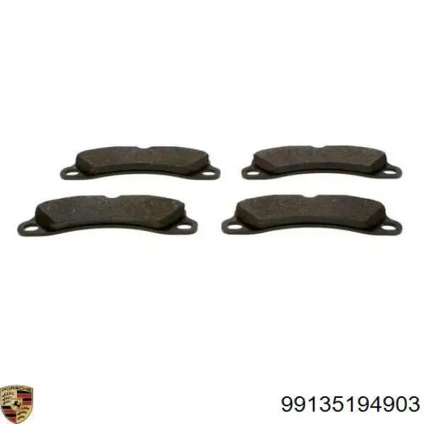 Передні тормозні колодки 99135194903 Porsche