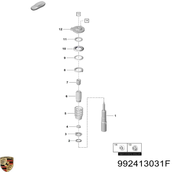  992413031F Porsche