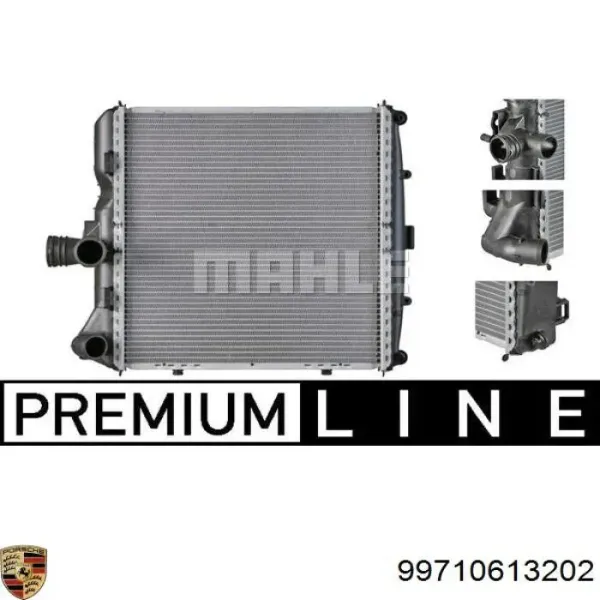 Радіатор 99710613202 Porsche