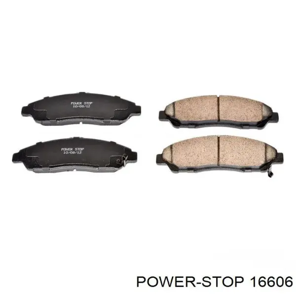 Задні гальмівні колодки 16606 Power Stop