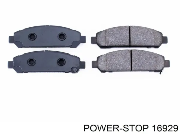 Передні тормозні колодки 16929 Power Stop