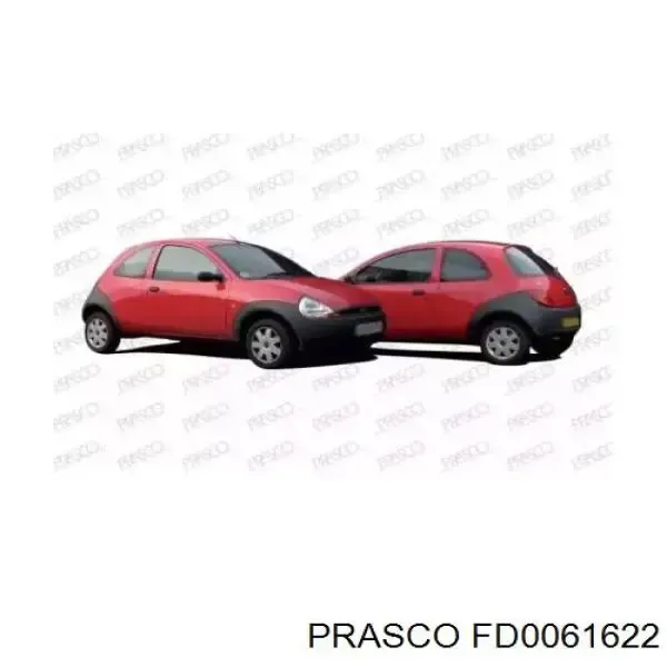 Підсилювач бампера переднього Ford Ka RBT
