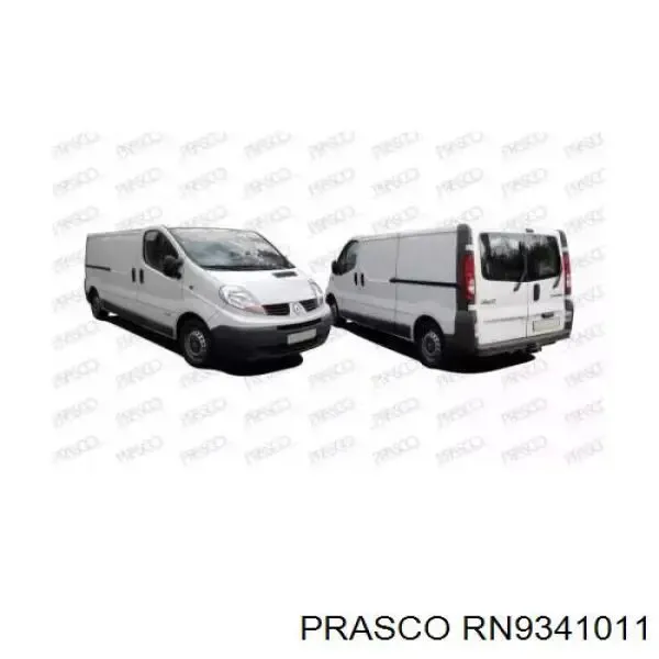 Бампер передній Renault Trafic II