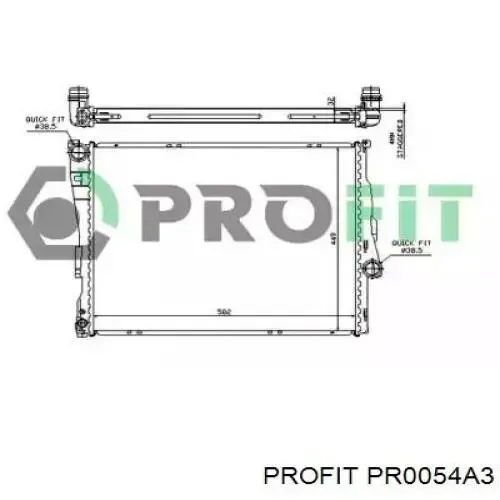 Радіатор 0054A3 Profit