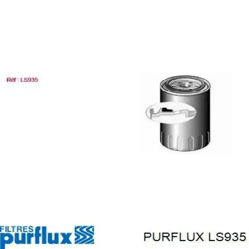 Масляний фільтр LS935 Purflux