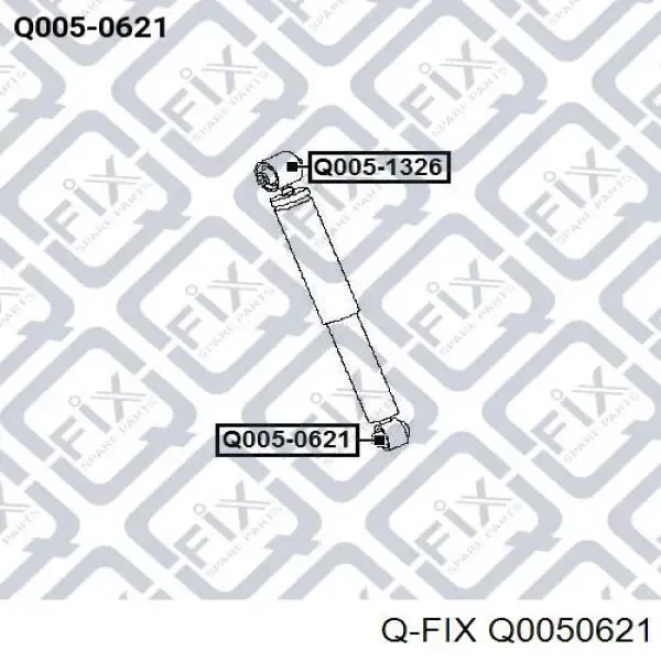 Задні втулки амортізатора Q0050621 Q-fix