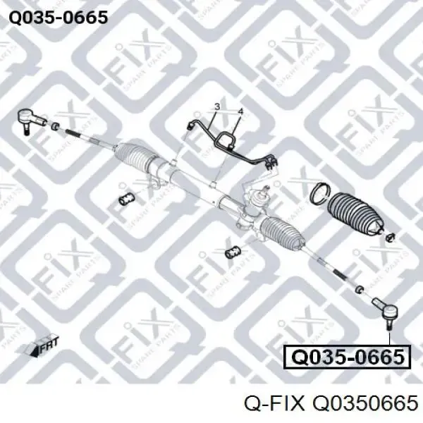 Рульовий наконечник Q0350665 Q-fix