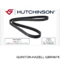 Ремінь генератора QUINTON HAZELL QBR4875
