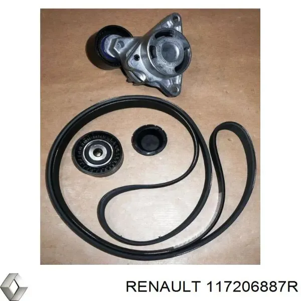 Ремінь приводний, агрегатів, комплект 117206887R Renault (RVI)