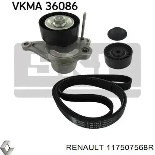 Натягувач приводного ременя 117507568R Renault (RVI)