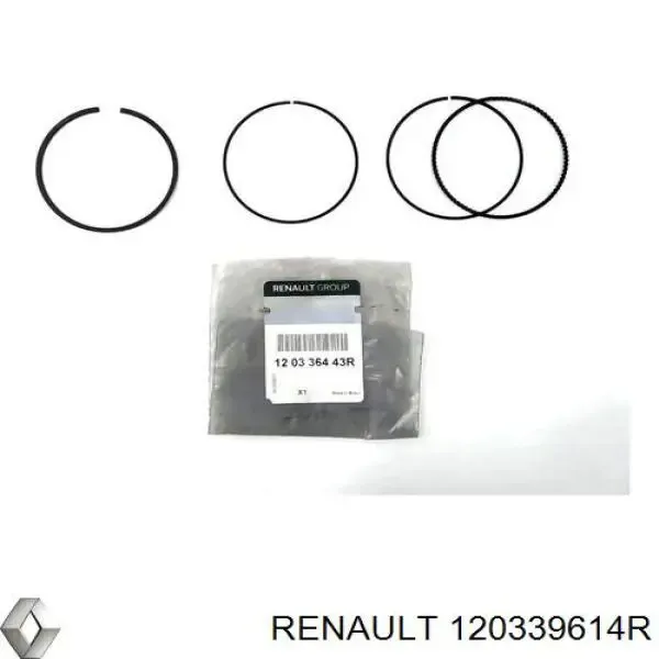 Кільця поршневі на 1 циліндр, STD. 021RS101120N0 Mahle Original