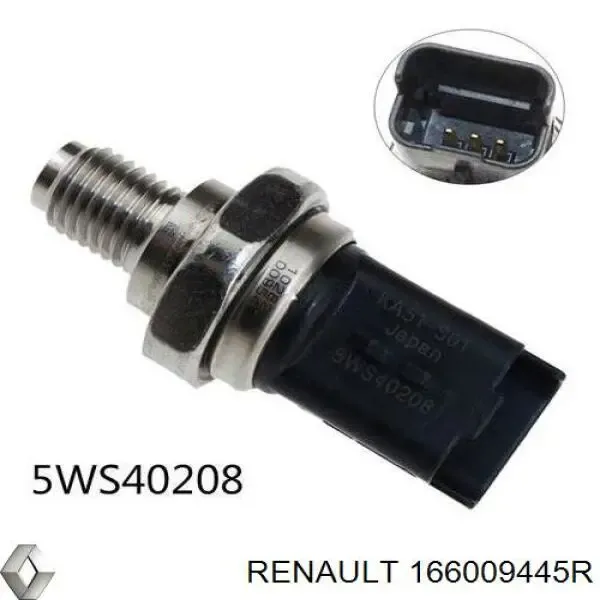 Паливні форсунки 166009445R Renault (RVI)