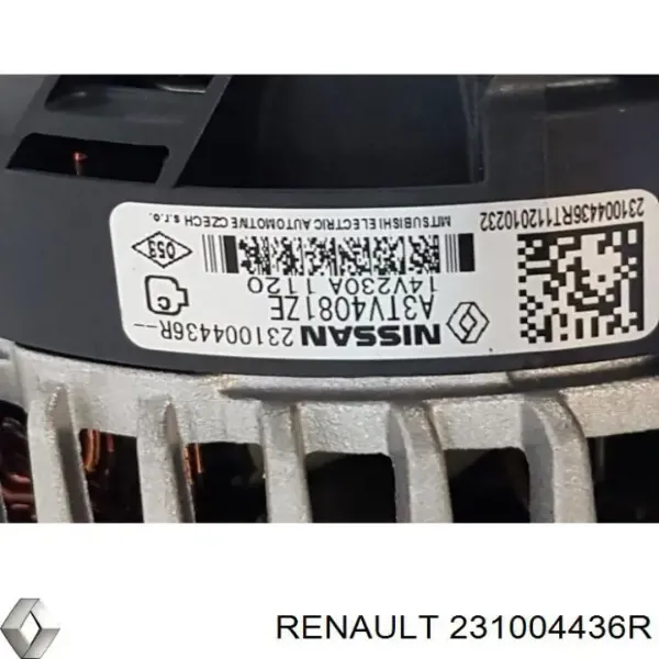 Генератор 231004436R Renault (RVI)