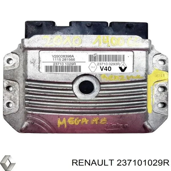 Електронний блок керування двигуном 237101029R Renault (RVI)