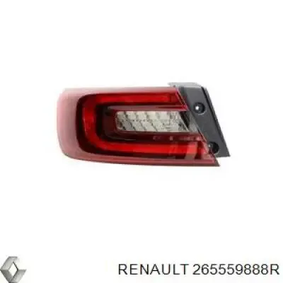 Ліхтар задній лівий, зовнішній 265559888R Renault (RVI)
