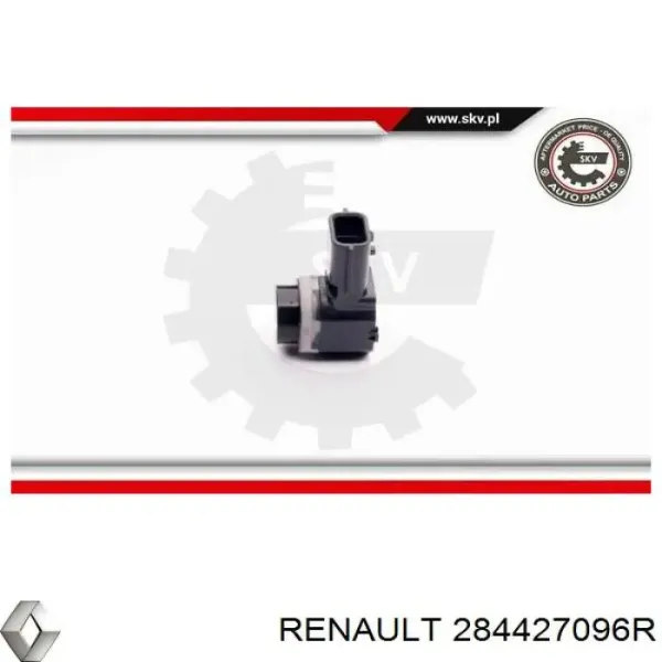 Датчик сигналізації паркування (парктронік), задній 284427096R Renault (RVI)