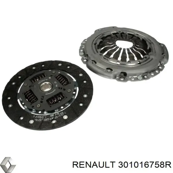 Диск зчеплення 301016758R Renault (RVI)