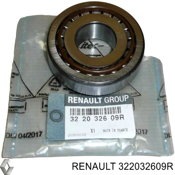 Підшипник первинного валу коробки Renault Megane III