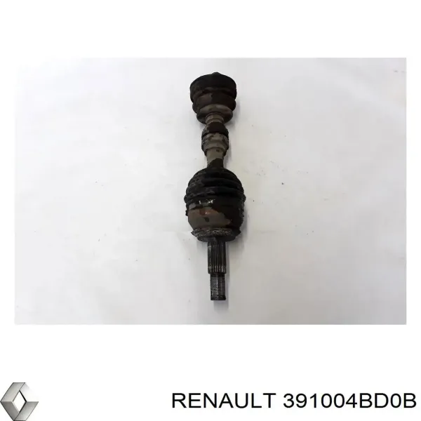 Піввісь права 391004BD0B Renault (RVI)