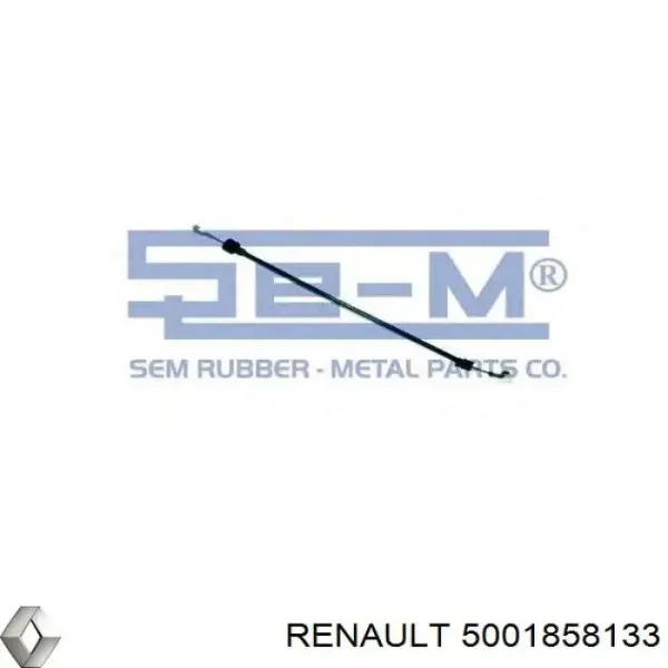 Трос відкривання двері передньої 5001858133 Renault (RVI)