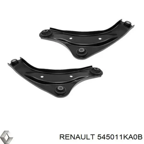 Важіль передньої підвіски нижній, лівий 545011KA0B Renault (RVI)